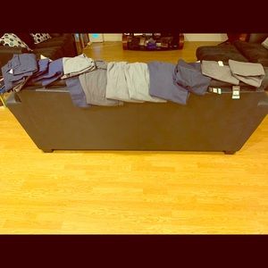 Navy blue and gray women’s scrubs